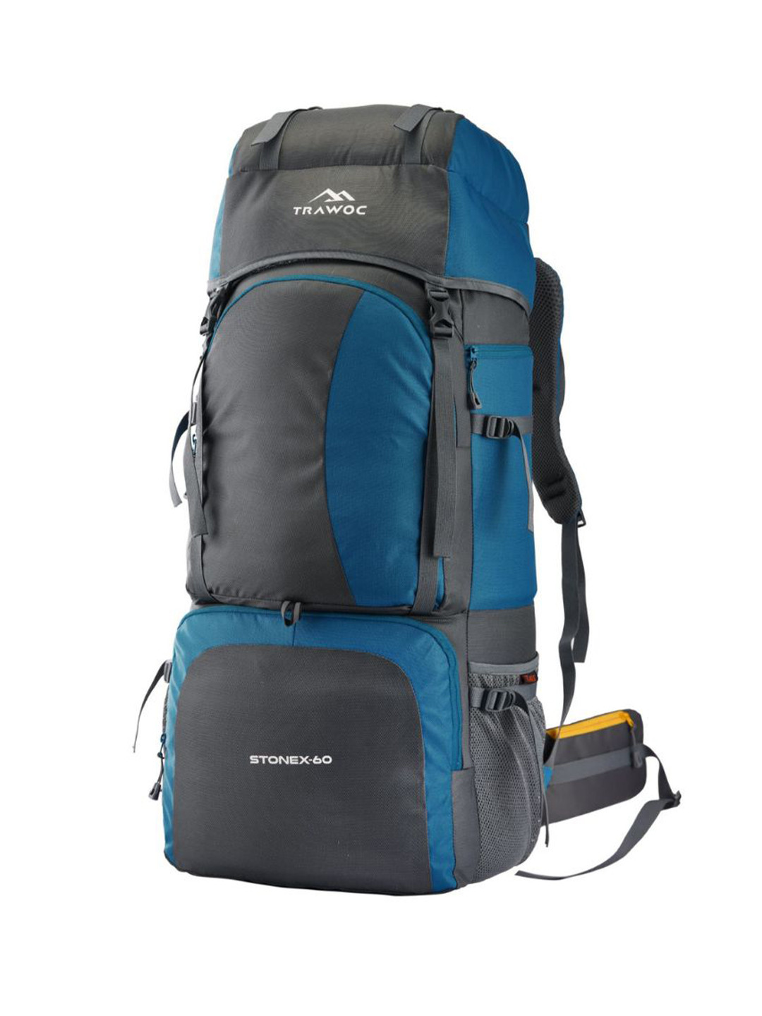 TRAWOC STONEX 60L Solid Rucksack for Trekking Outdoor Adventures Unisex