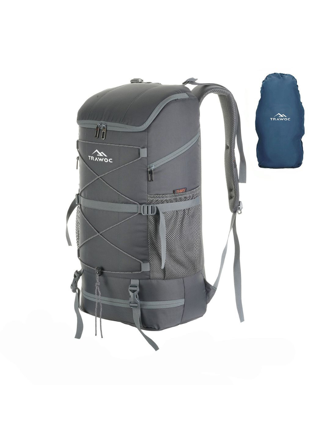 TRAWOC STEALTH 40L Solid Rucksacks with Shoe Compartment for Hiking trekking