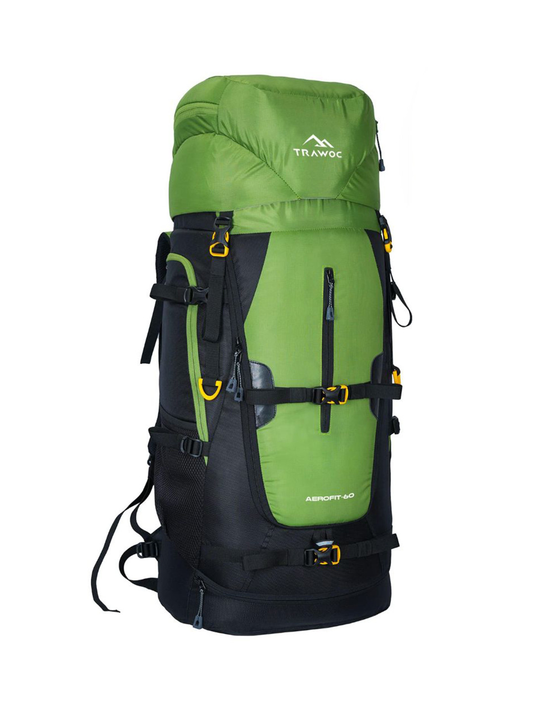 TRAWOC AEROFIT Solid 60L Rucksack Fiber Frame Rain Cover For travel