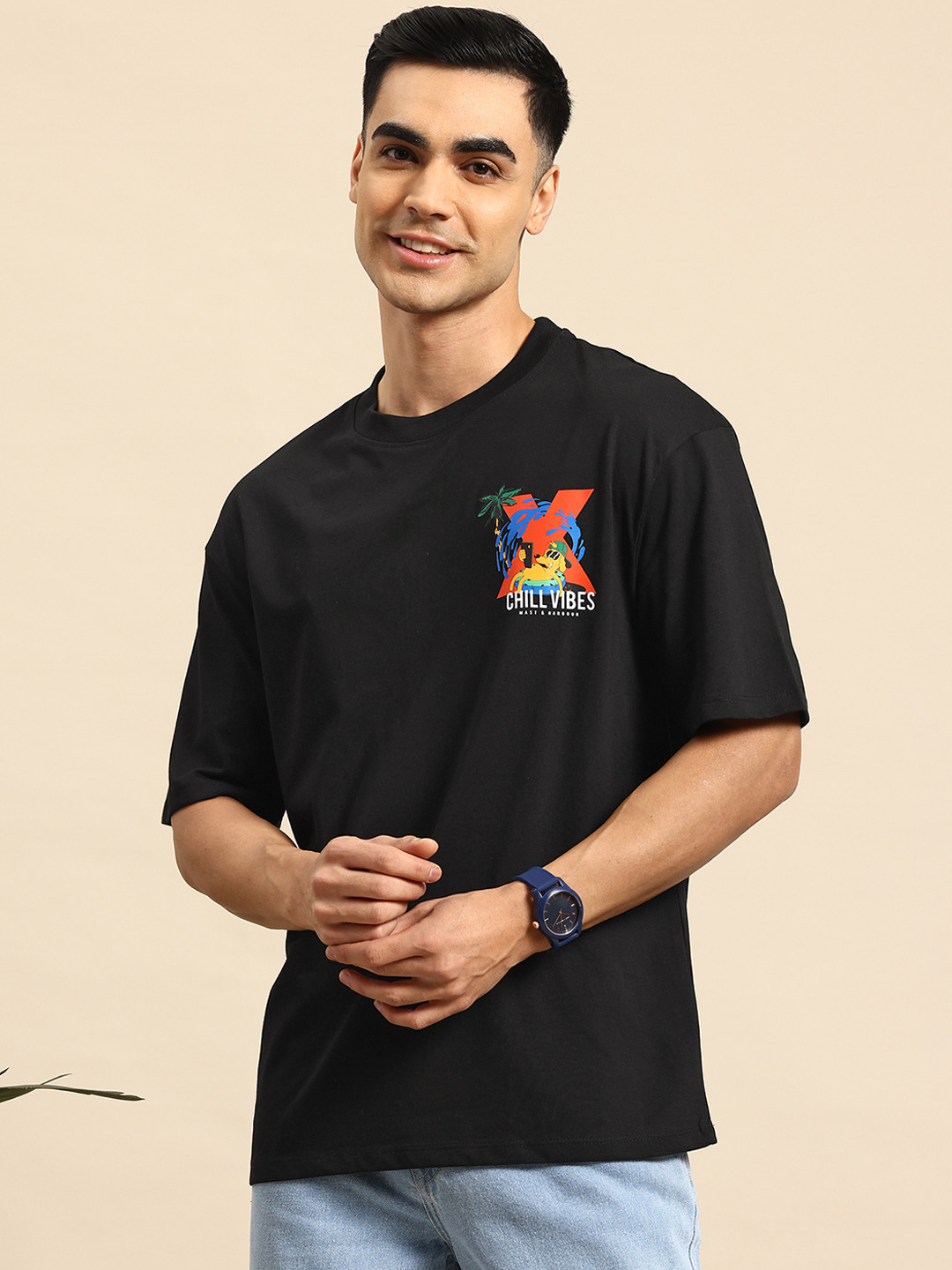Mast & Harbour Placement Print Relaxed T-shirt