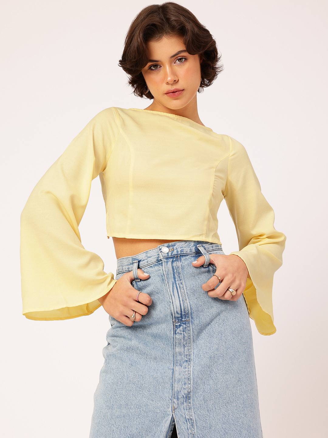 DressBerry Tie-Up Open Back Top