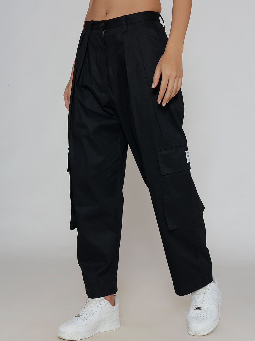 Lounge Dreams Women Relaxed Loose Fit Cargos Trousers