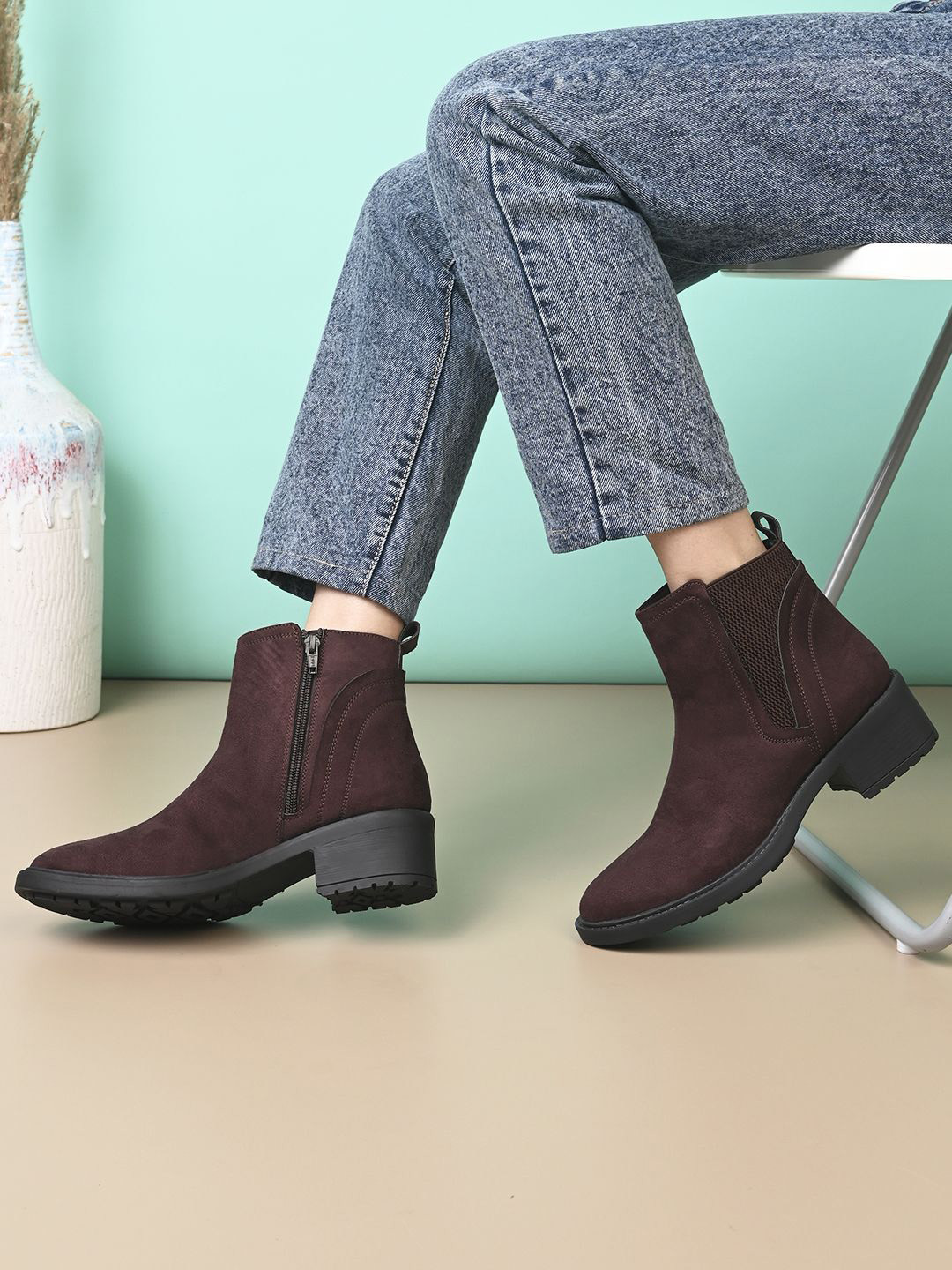 The Roadster Lifestyle Co Women Block Heeled Boots