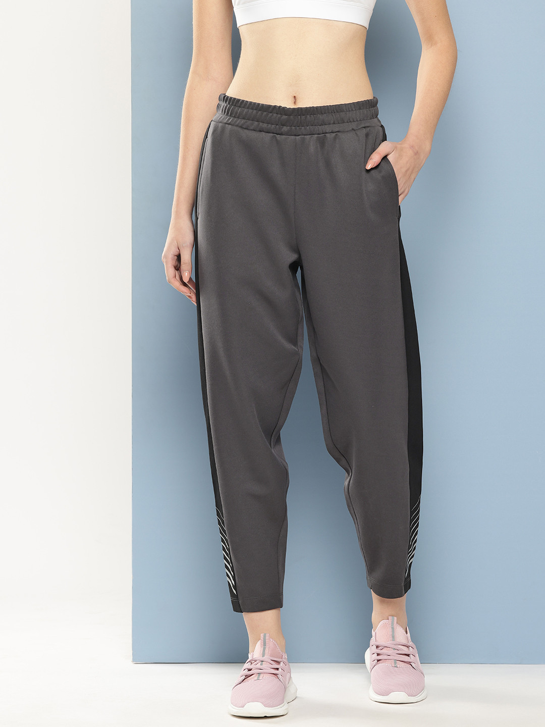 Slazenger Women Side Striped Running Track Pants