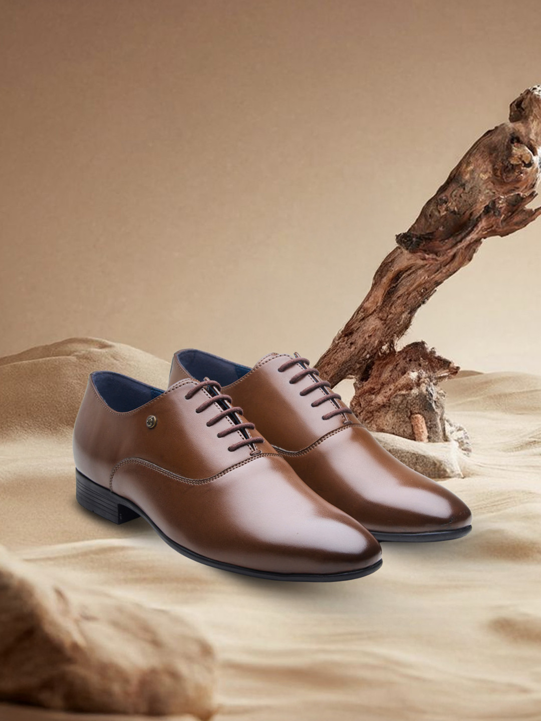 MICHAEL ANGELO Men Solid Formal Derbys