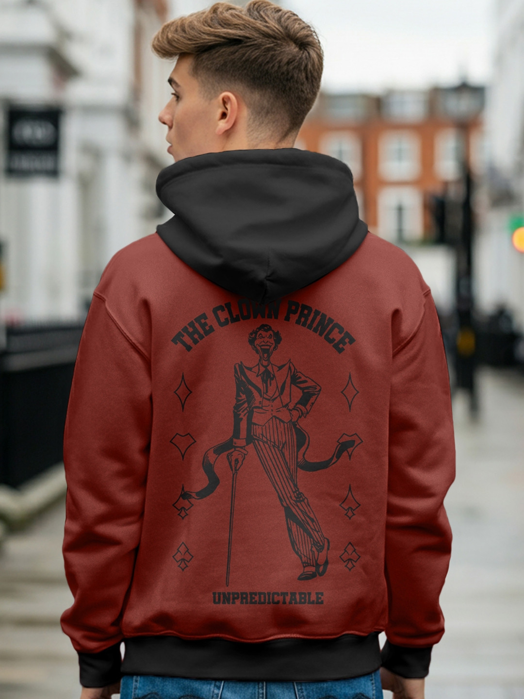 Bewakoof Heavy Duty 1.0 Men'S Unpredictable Graphic Printed Oversized Hoodies