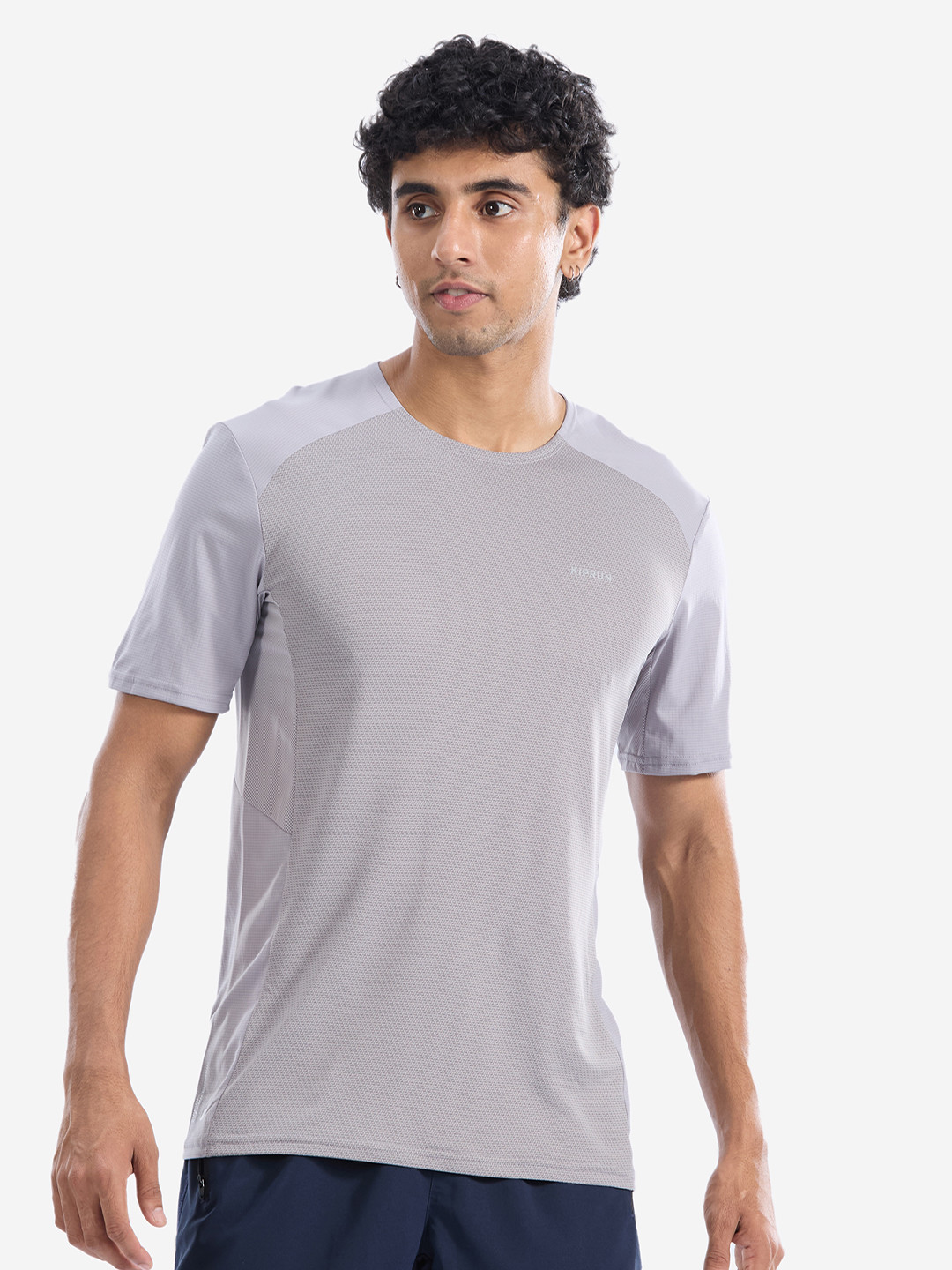 Decathlon KIPRUN - Men Self Design Running T-Shirt