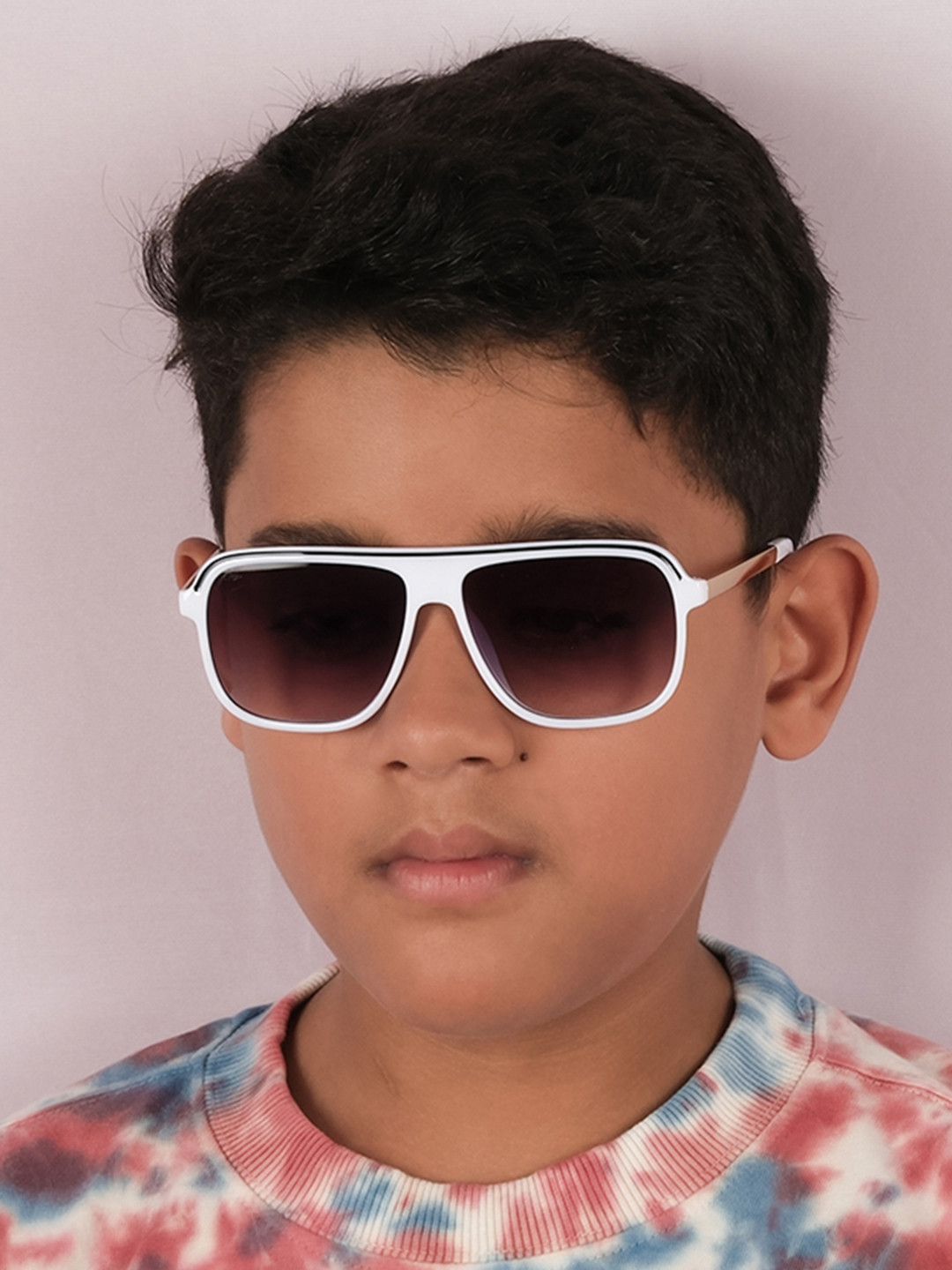 DukieKooky Kids Square Sunglasses With UV Protected Lens DKSG362L-AA