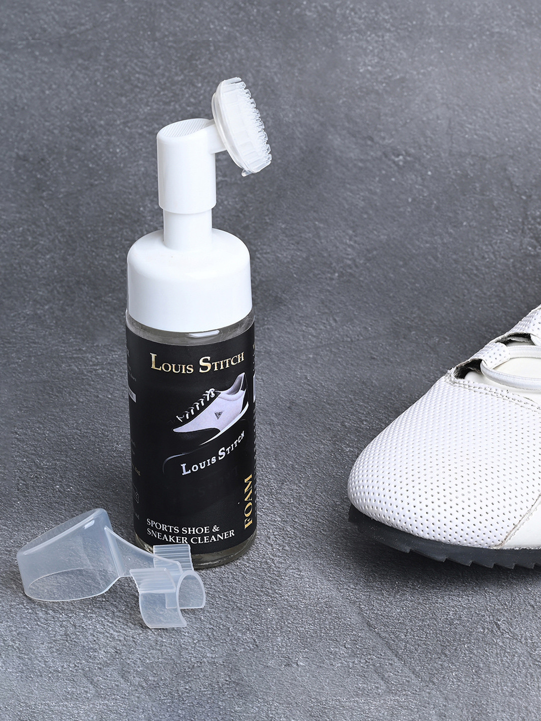 LOUIS STITCH Premium Shoe Sneaker Cleaning Foam Spray with Applicator