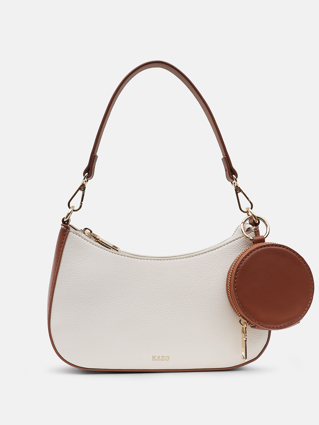 Kazo Women Textured Shoulder Bag Comes With Pouch