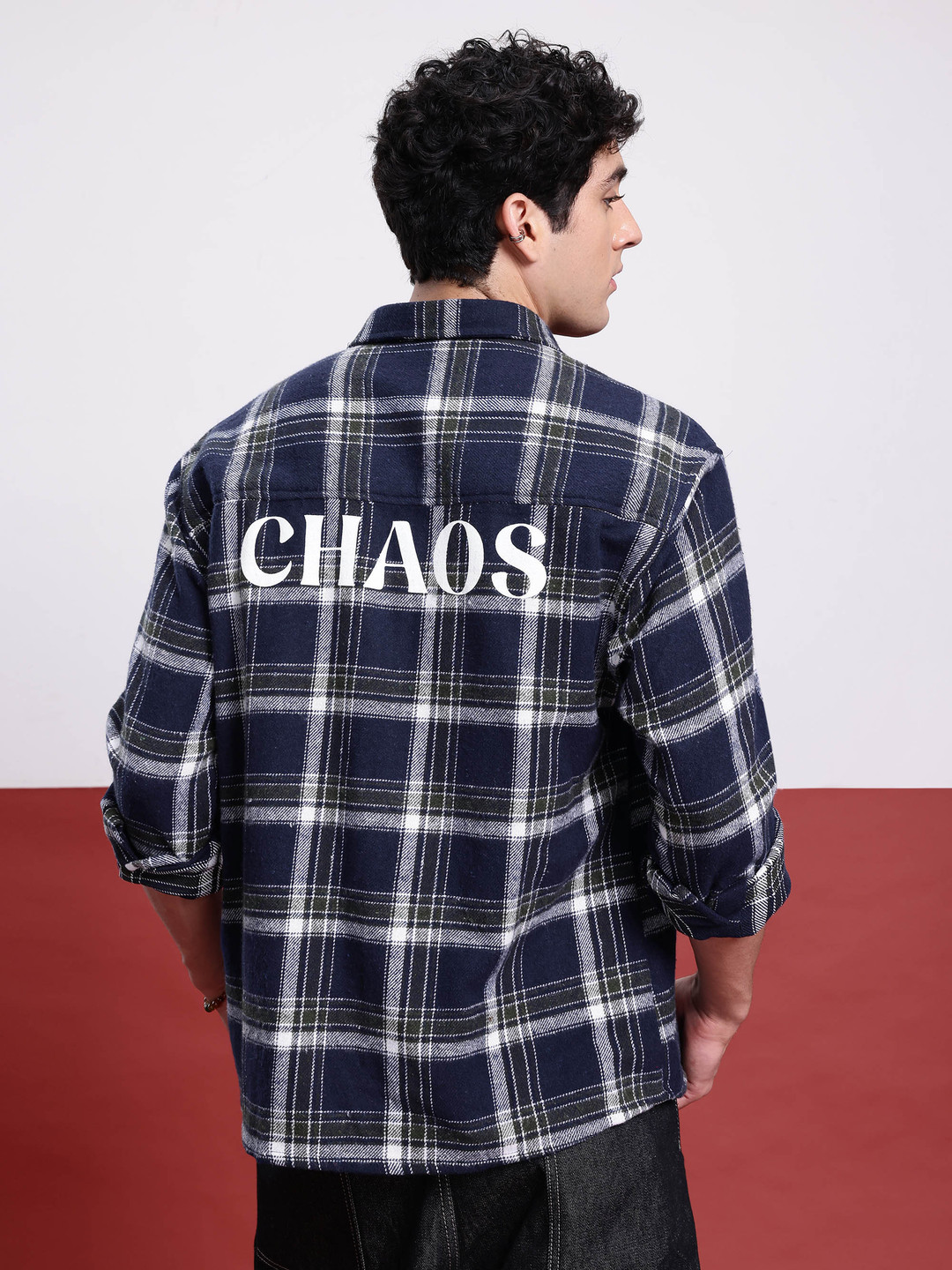 Kook N Keech Plaid Flannel Relaxed Shirt