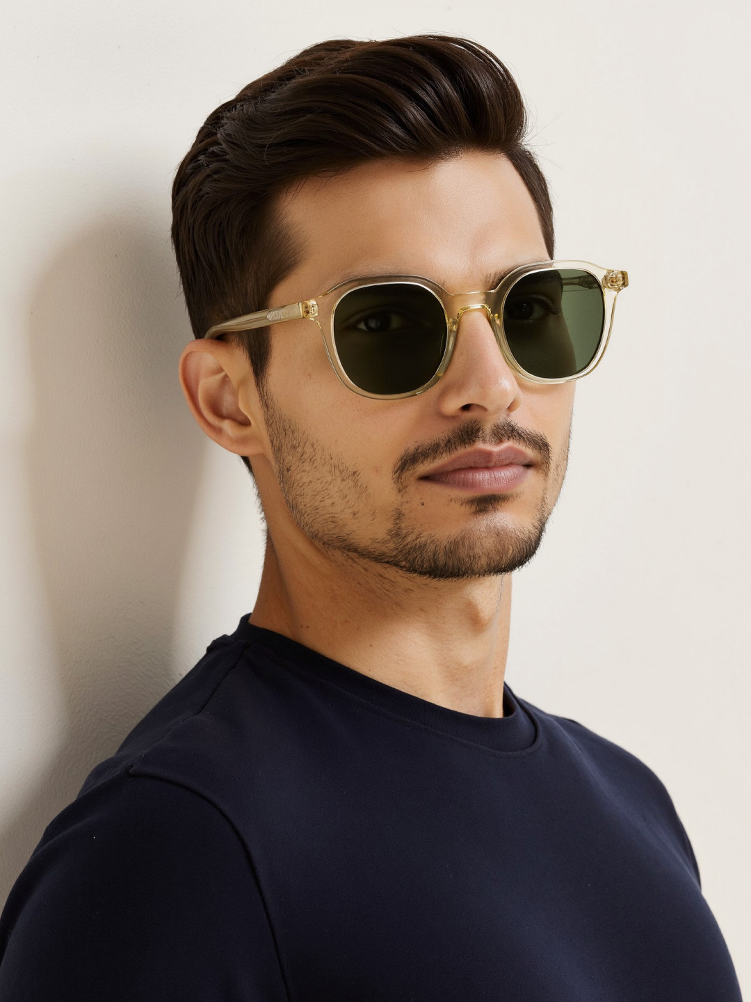 John Jacobs Unisex Square Sunglasses With Polarised and UV Protected Lens 220517