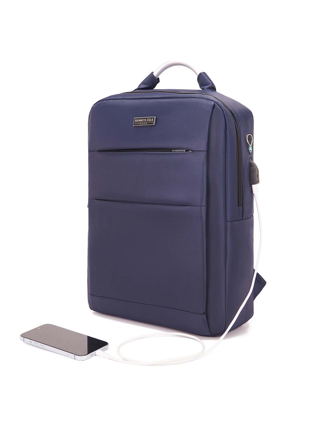 Kenneth Cole Unisex Laptop Backpack with USB Charging Port