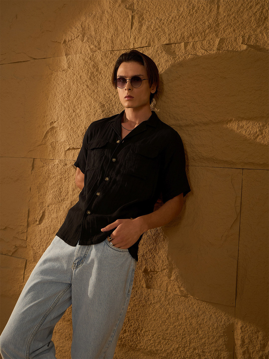 Dennison Muslin Double Gauge Resort Wear Pure Cotton Shirt