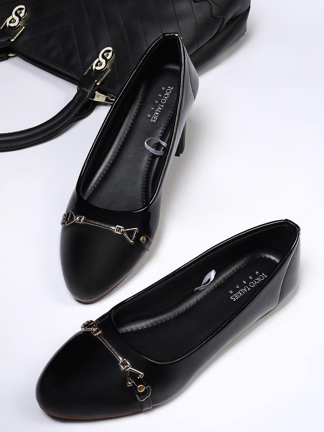 Tokyo Talkies Women Ballerinas with Buckles Flats