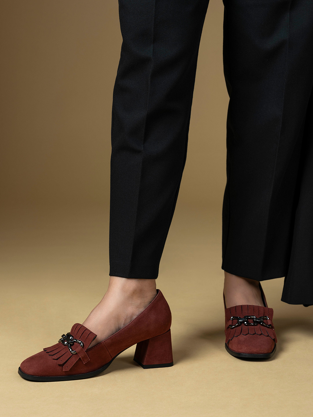 MIORAH Women Pumps Block Heel