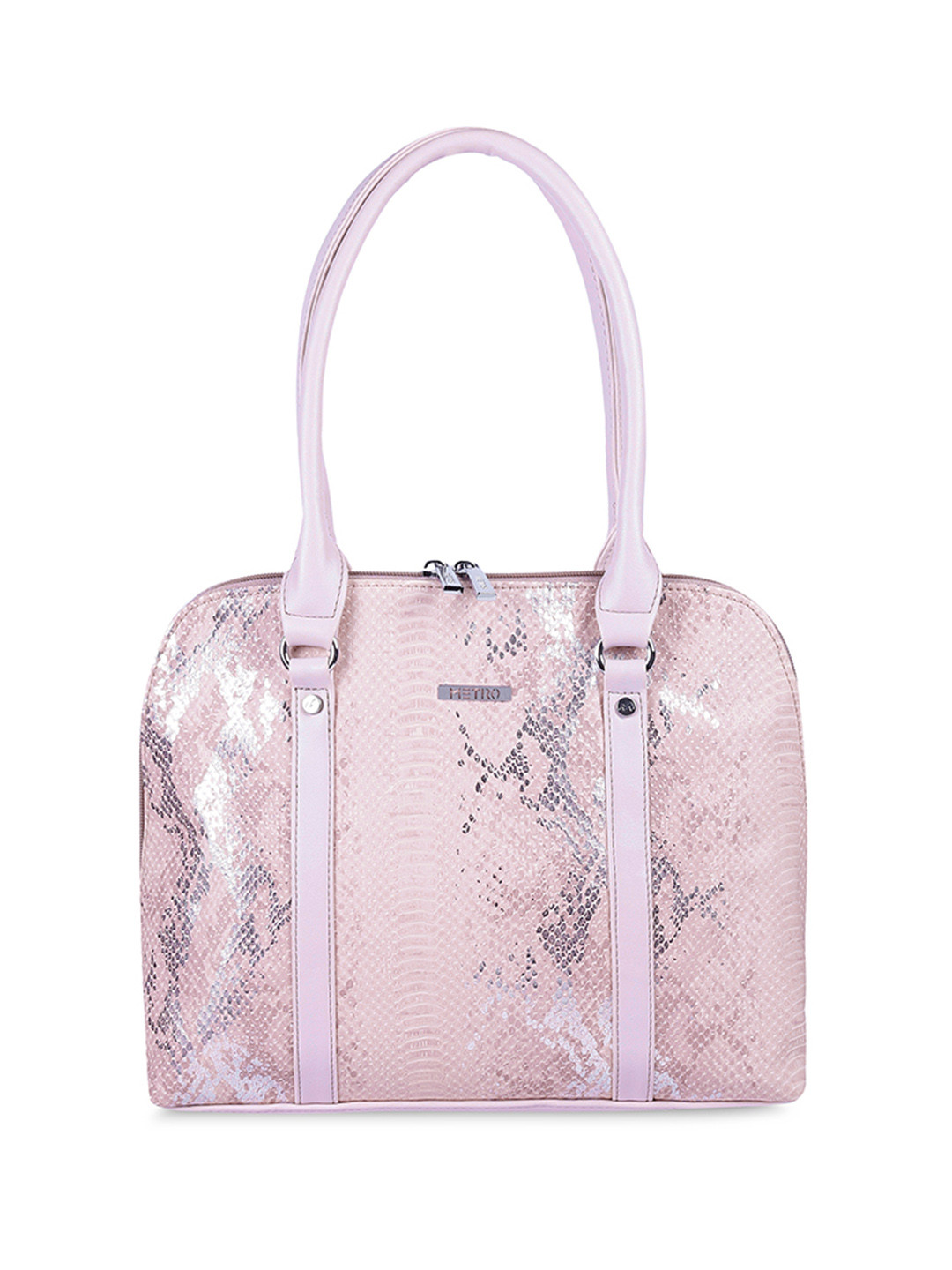 Metro Women Structured Embellished Tasselled Shoulder Bag