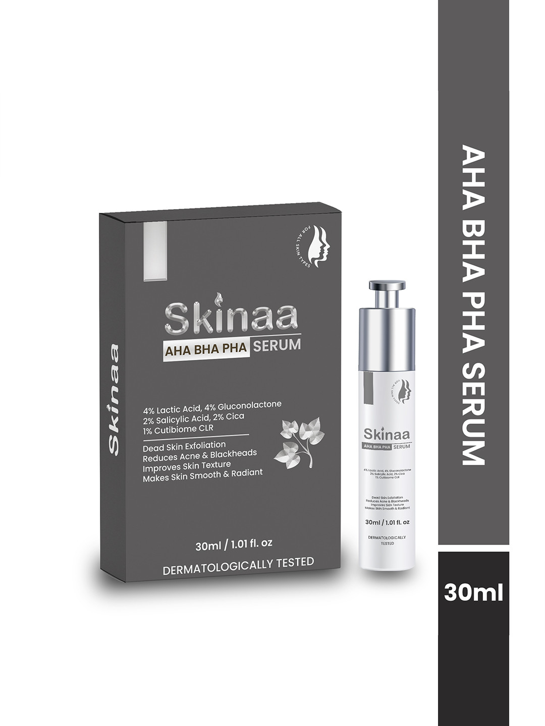 SKINAA AHA BHA Serum For Smooth and Radiant Skin - 30ml