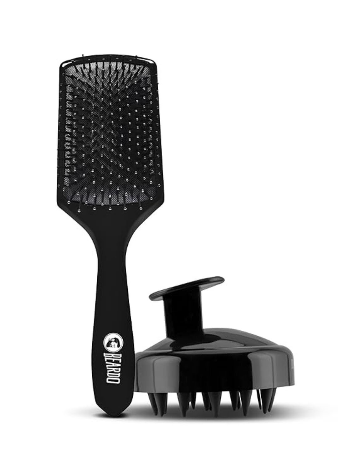 BEARDO Set Of Scalp Care Detangling Hair Brush & Scalp Massager