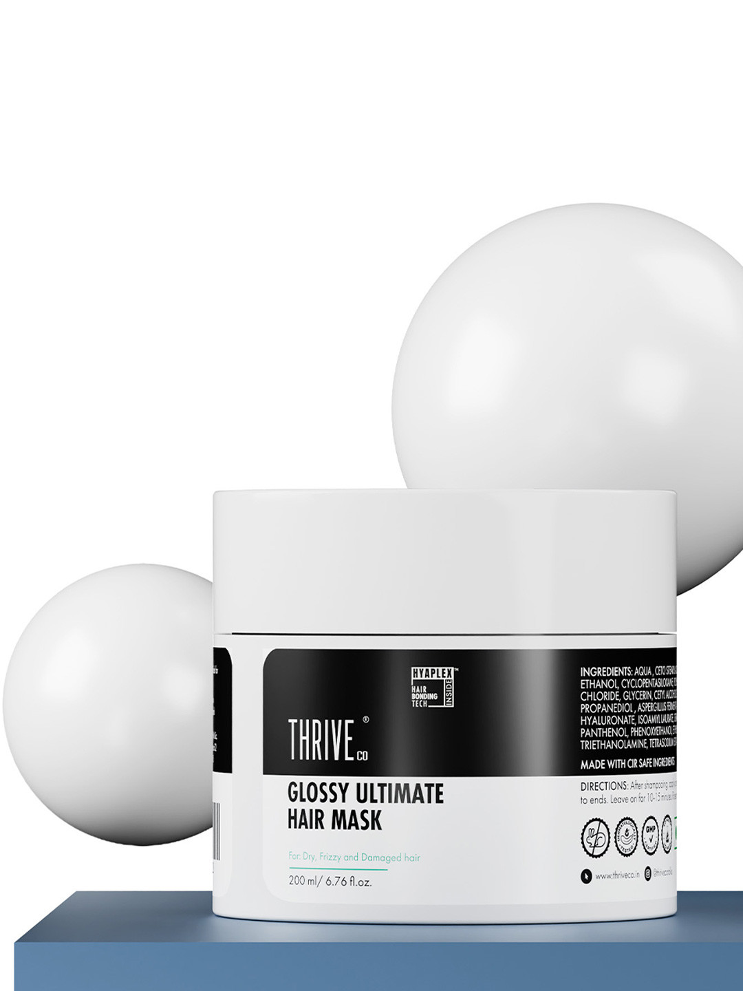 Thriveco Ultimate Hair Mask For Dry Frizzy & Damaged Hair - 200ml