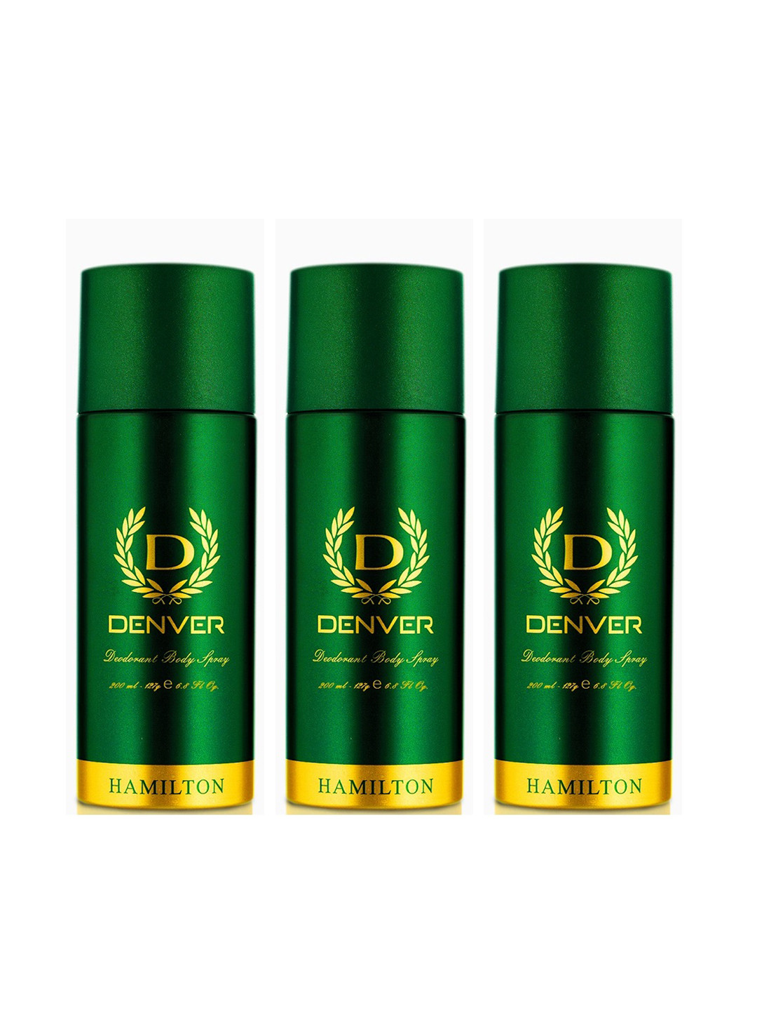 Denver Men Set of 3 Hamilton Deodorant - 127g (200ml) each