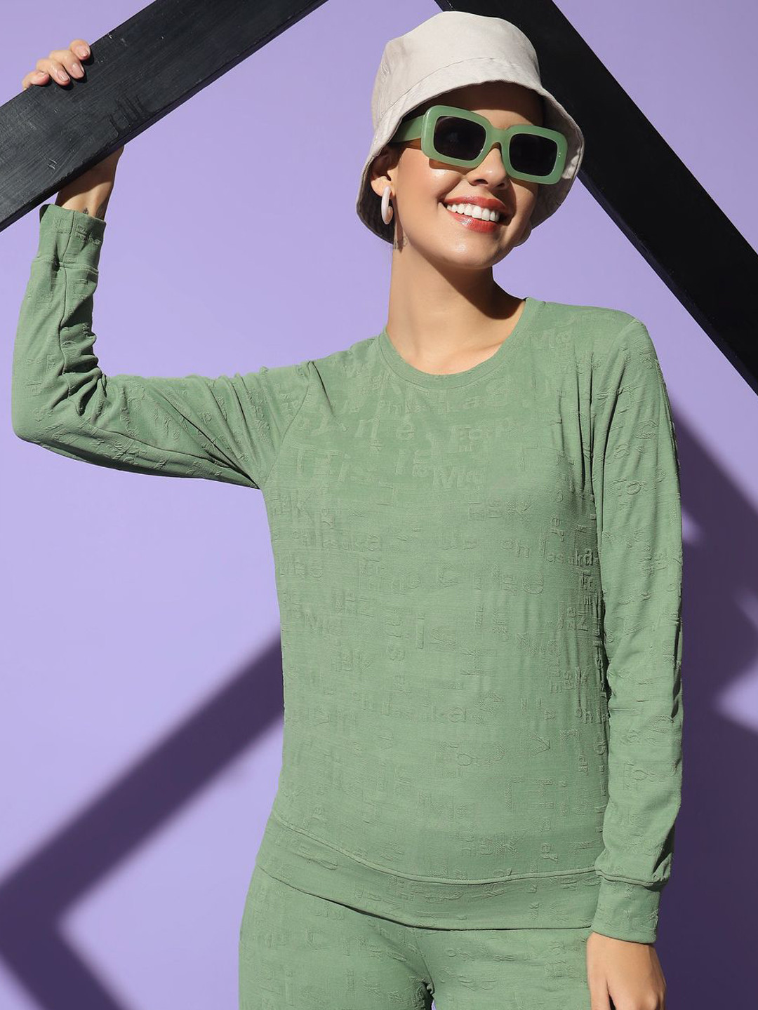 GLITO Self-Design Top With Trousers