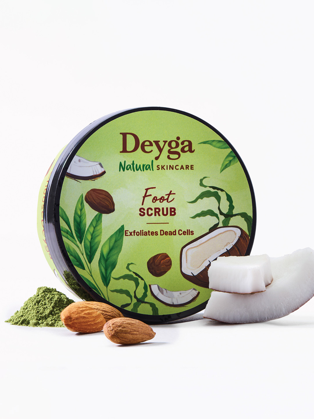 Deyga Organics Foot Scrub for Removing Calluses & Tan - 100 g