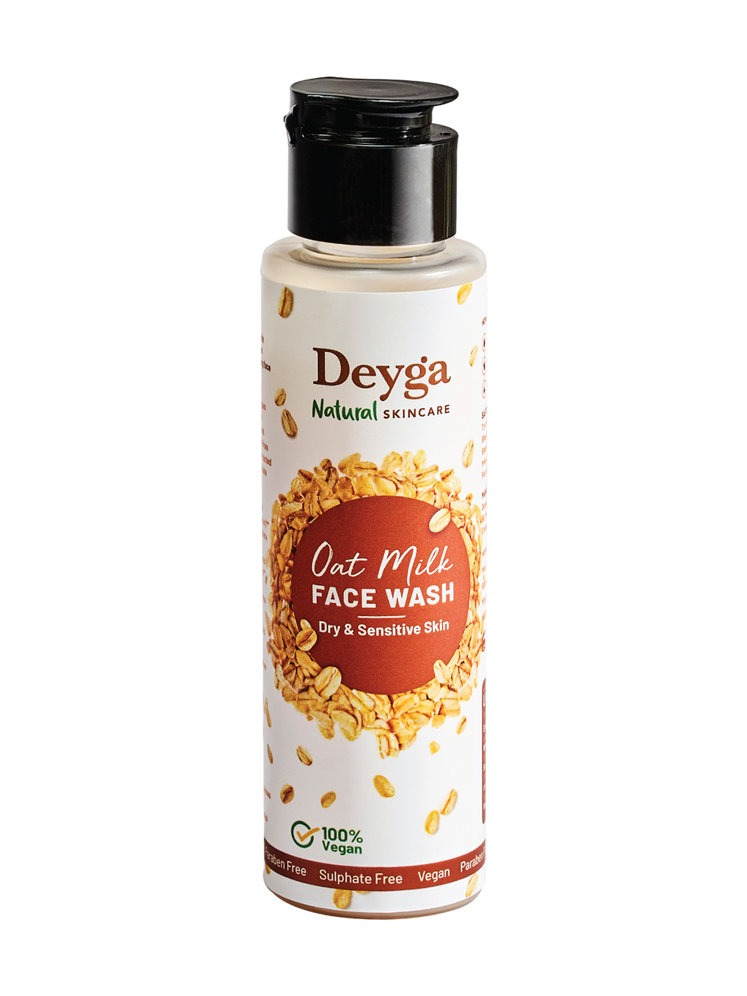 Deyga Organics Oat Milk Soothing & Nourishing Face Wash for Dry & Sensitive Skin - 90 ml