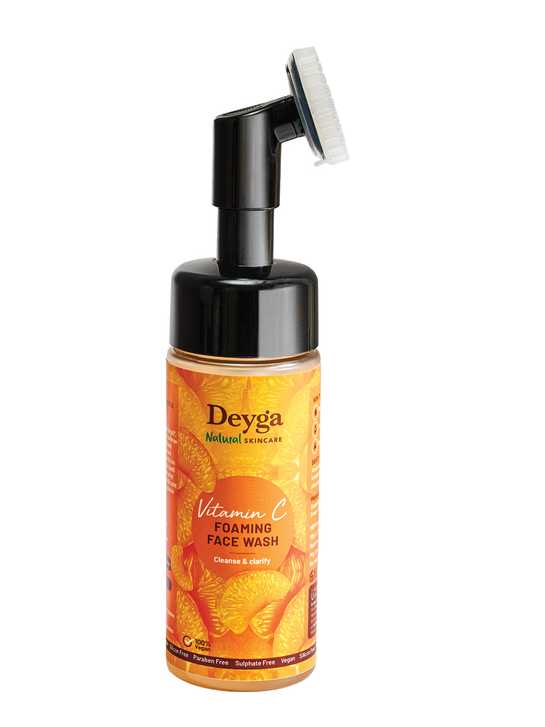 Deyga Organics Vitamin C Cleanse & Clarify Foaming Face Wash - 150 ml