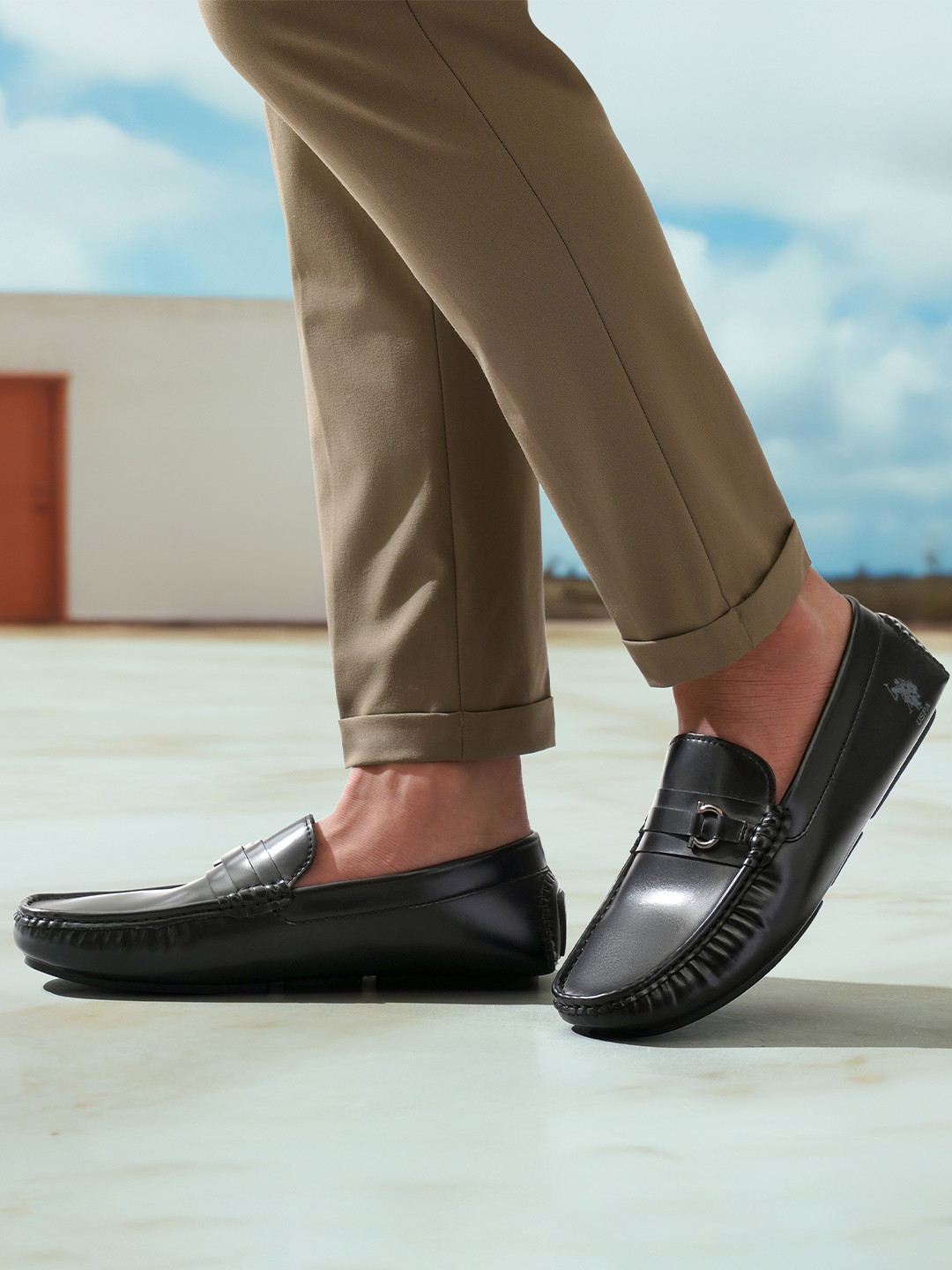 U.S. Polo Assn. Men PU Upper with metal trim Loafers