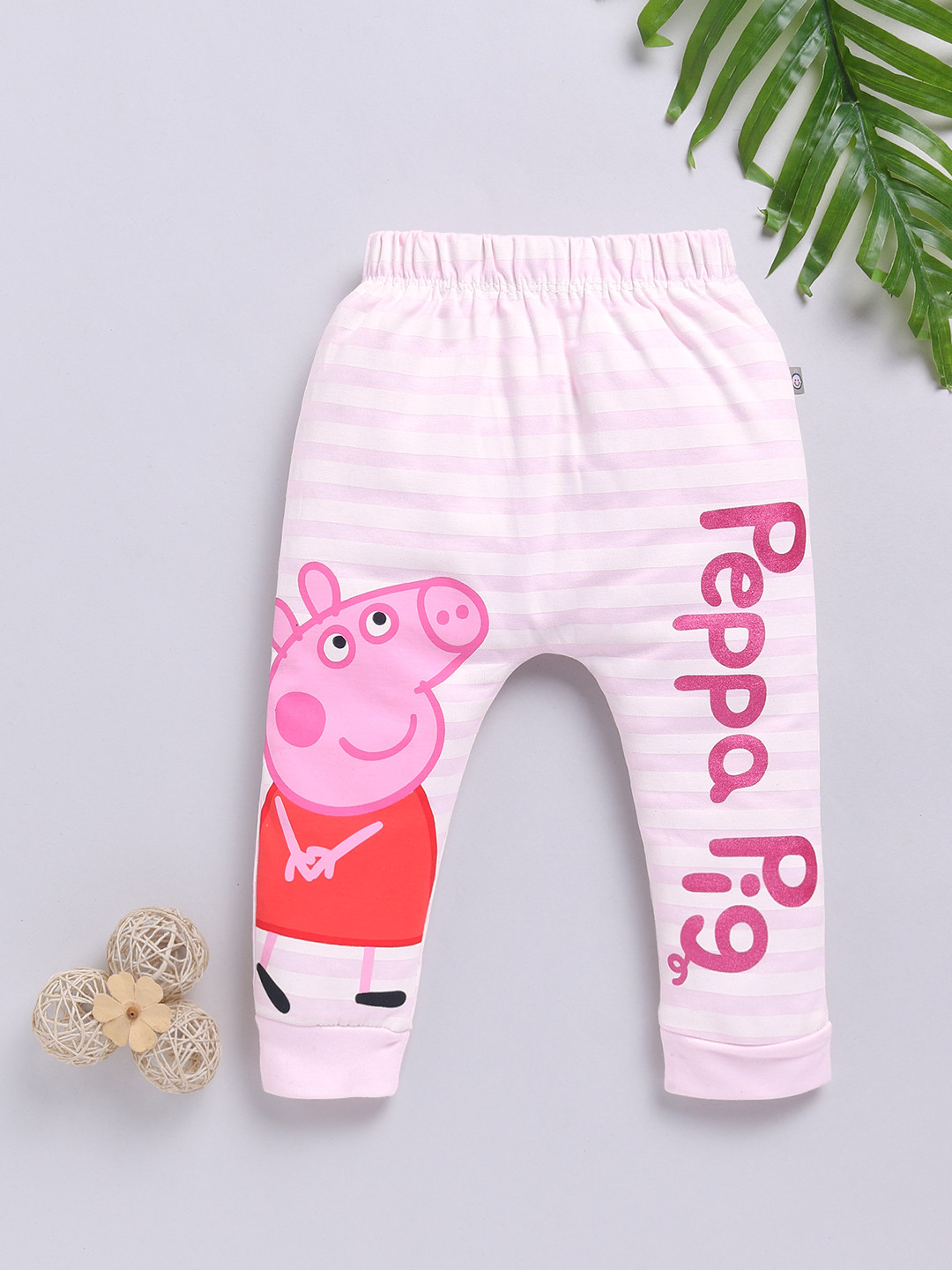 YK X Tinyo Infant Girls Peppa Pig Printed Pure Cotton Diaper Pants