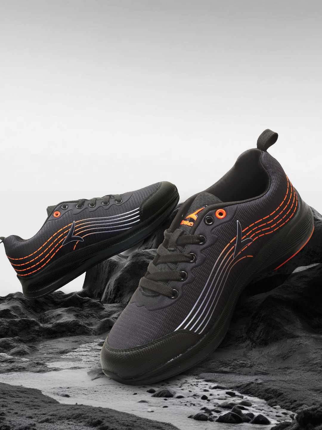 TRACER Men PU Mid-Top Lace-Ups for Durable Style and Daily Support