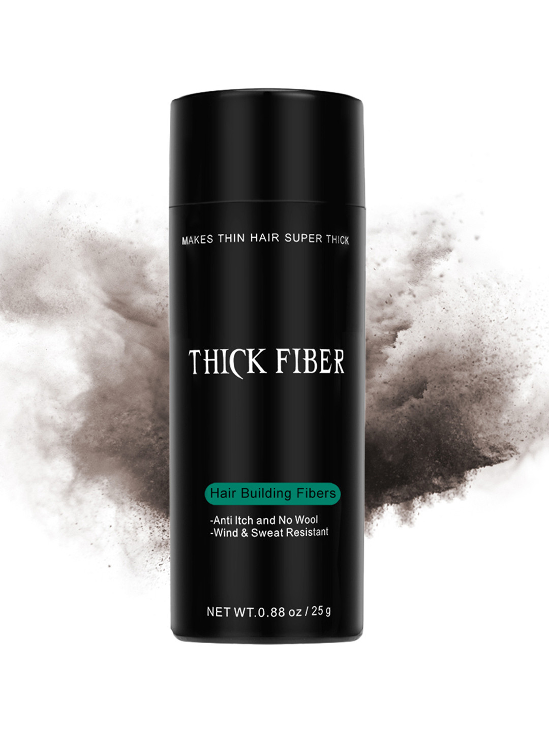Thick Fiber Hair Building Fibres - Dark Brown - 25 g
