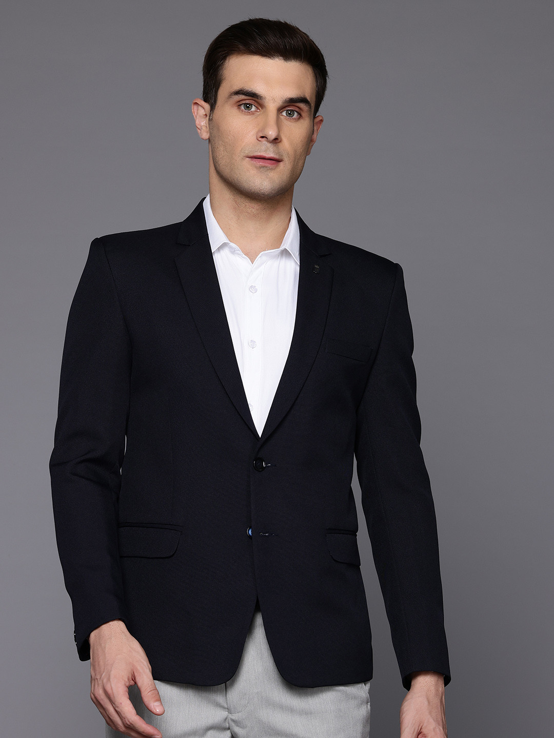 ESSAS club Single-Breasted Slim Fit Formal Blazer