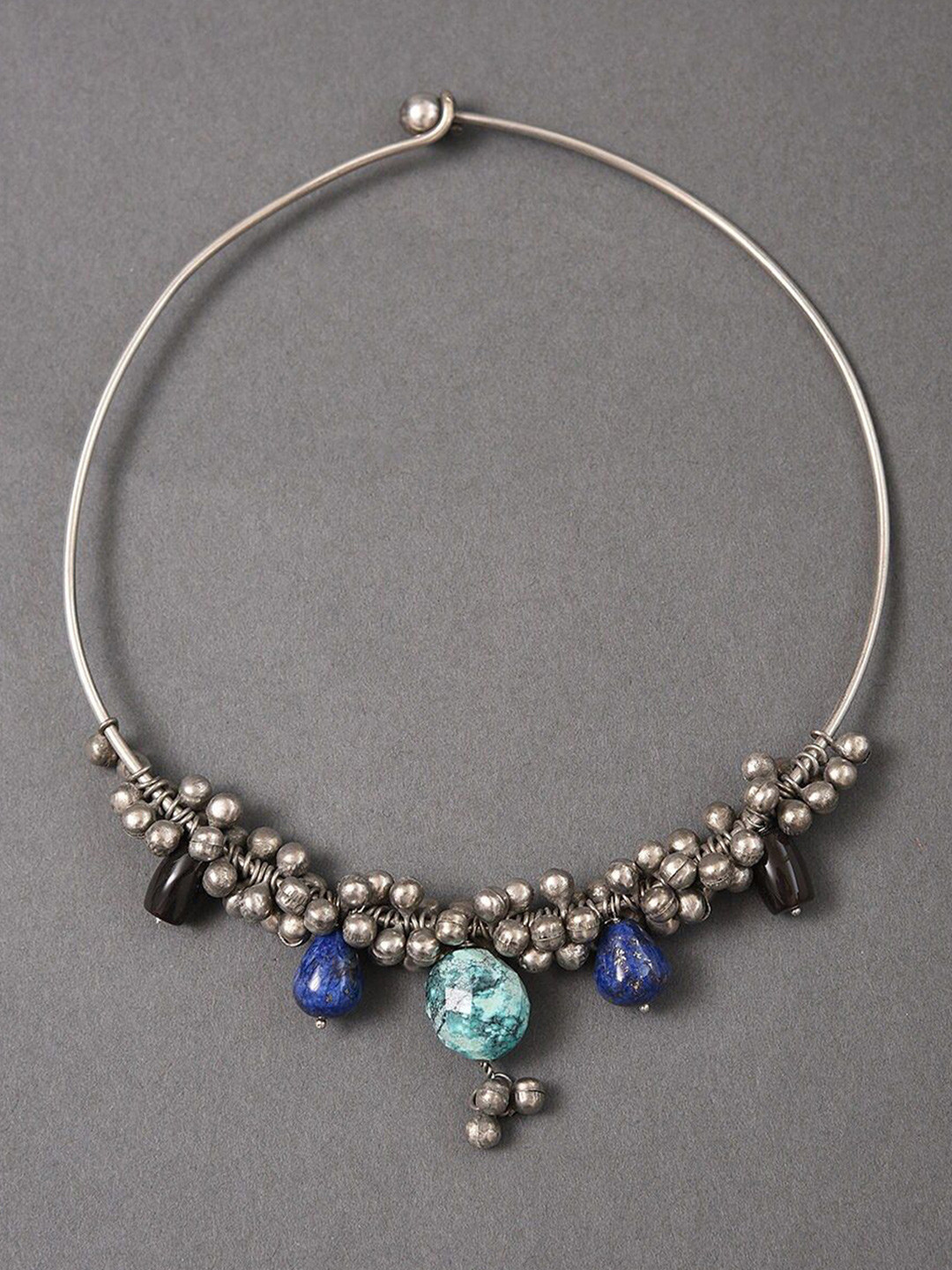 JAYPORE Statement Design Stone Studded Necklace