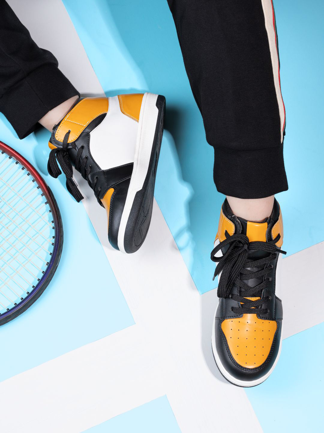 The Roadster Lifestyle Co Synthetic Leather Lace-Ups Sneaker