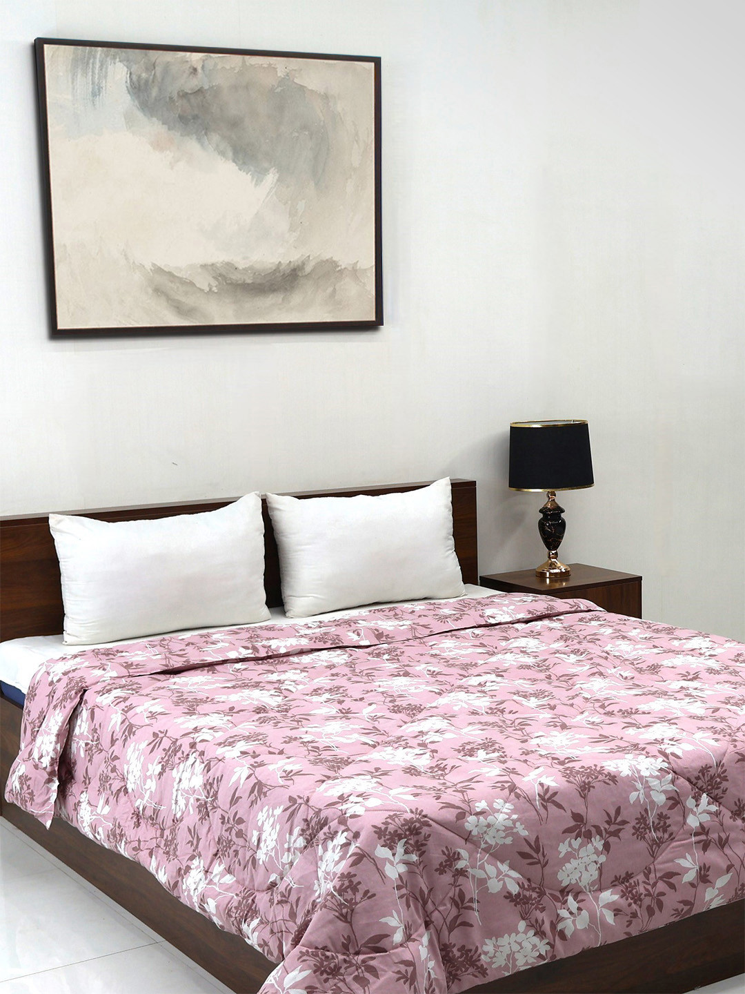 BOMBAY DYEING Axia Red Pure Cotton 200 GSM Mild Winter Double Bed Comforter