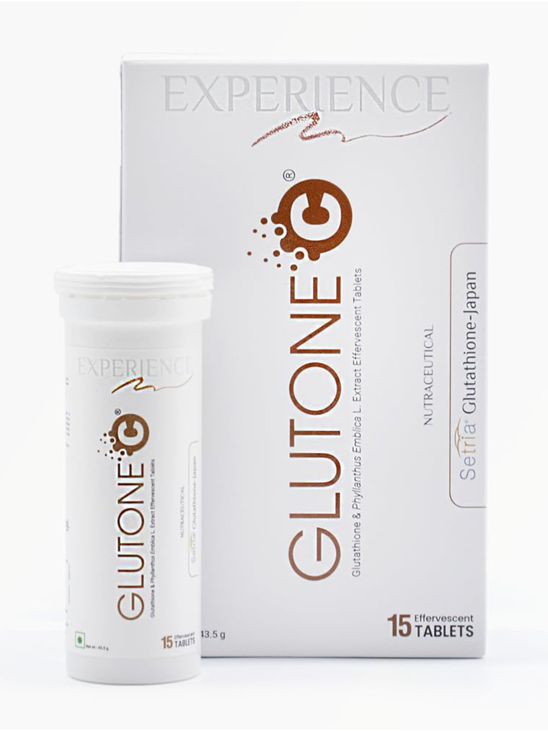 GLUTONE Glutone C Glutathione with Vitamin C for Skin Brightening - 15 Tablets