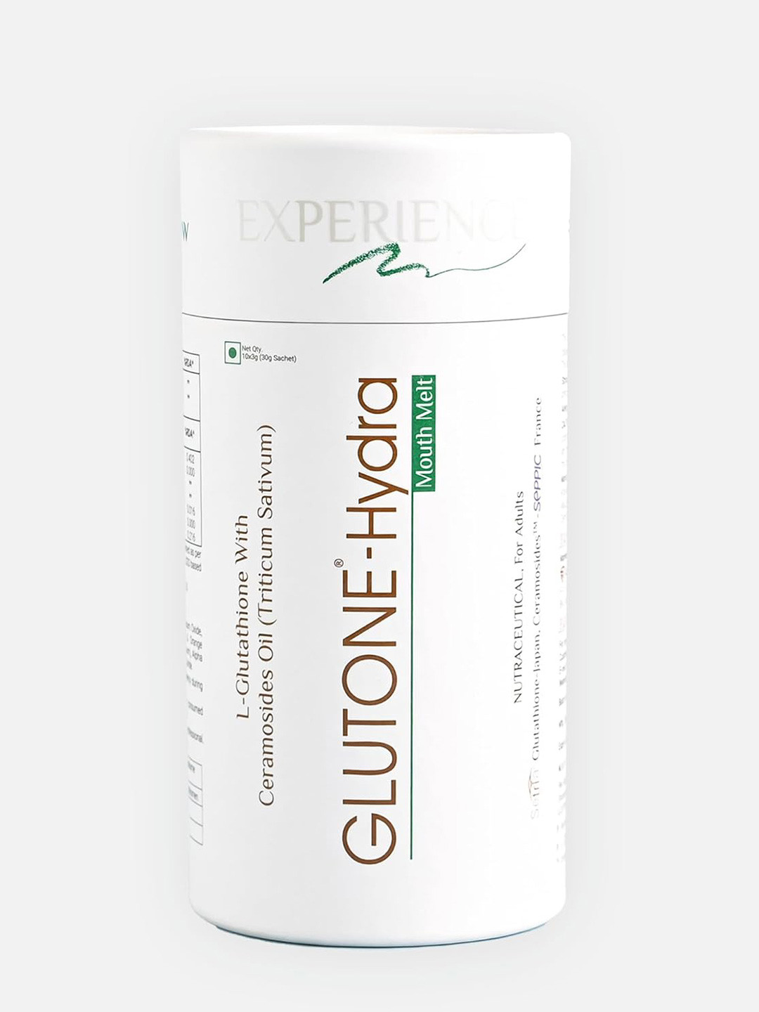GLUTONE Hydra L-Glutathione Mouth Melt with Ceramosides and Setria - 10 Sachets