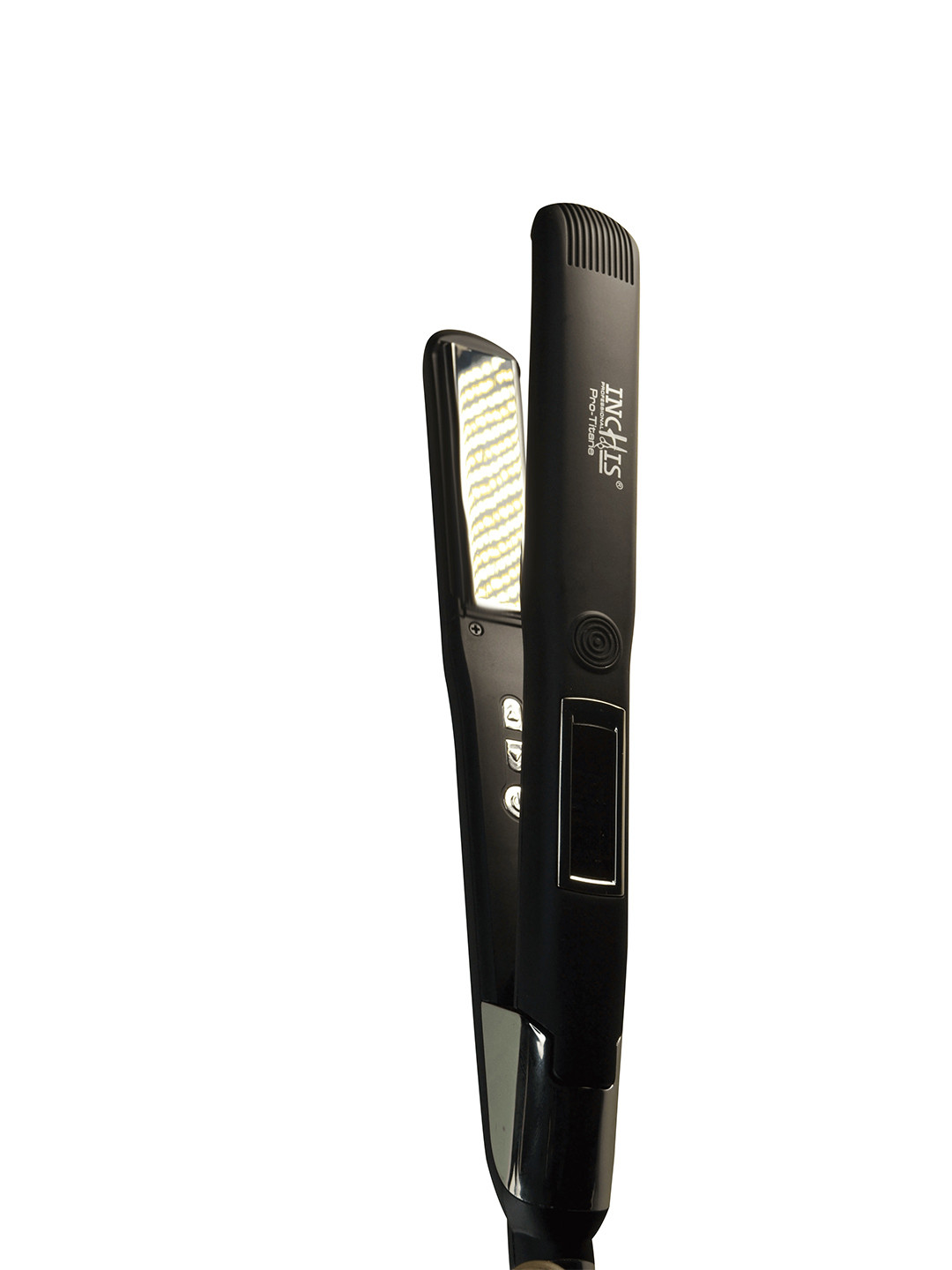 INCHIS Pro Titane Adjustable Temperature With Titanium Coated Hair Straightener - Black