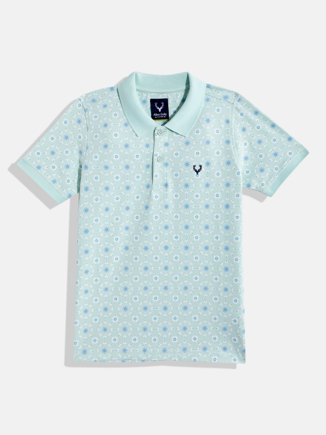 Allen Solly Junior Boys Micro Floral Print T-shirt