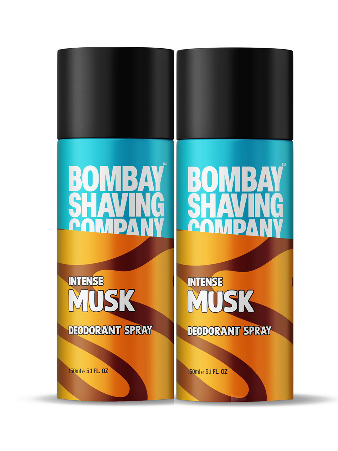 Bombay Shaving Company Men Set Of 2 Instense Musk Deodorant Spray - 150ml Each