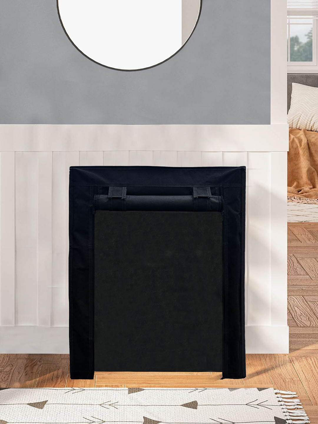 Urban Choice Black 4-Layer Shoe Rack covers