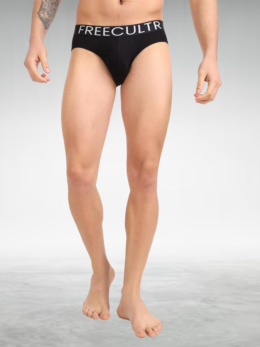 FREECULTR Men Anti Bacterial Cotton Basic Brief