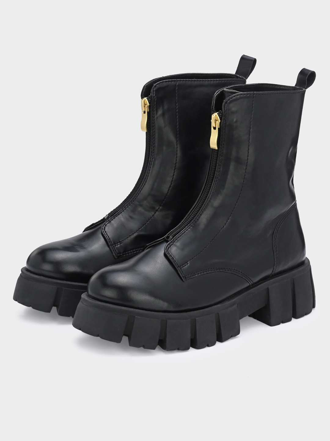 ADORLY Women Heeled Chunky Boots