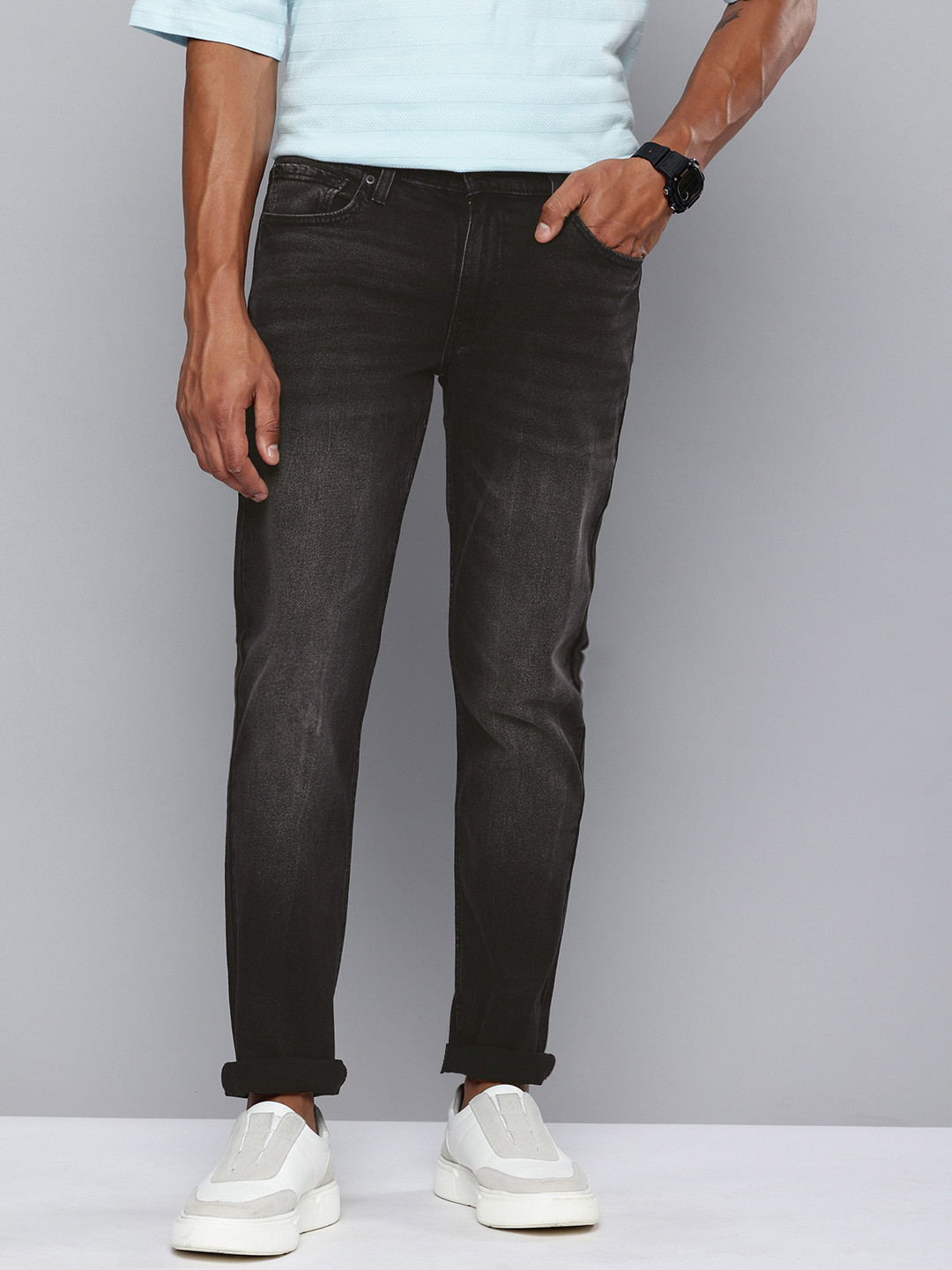 Levis Men 511 Slim Fit Light Fade Stretchable Jeans