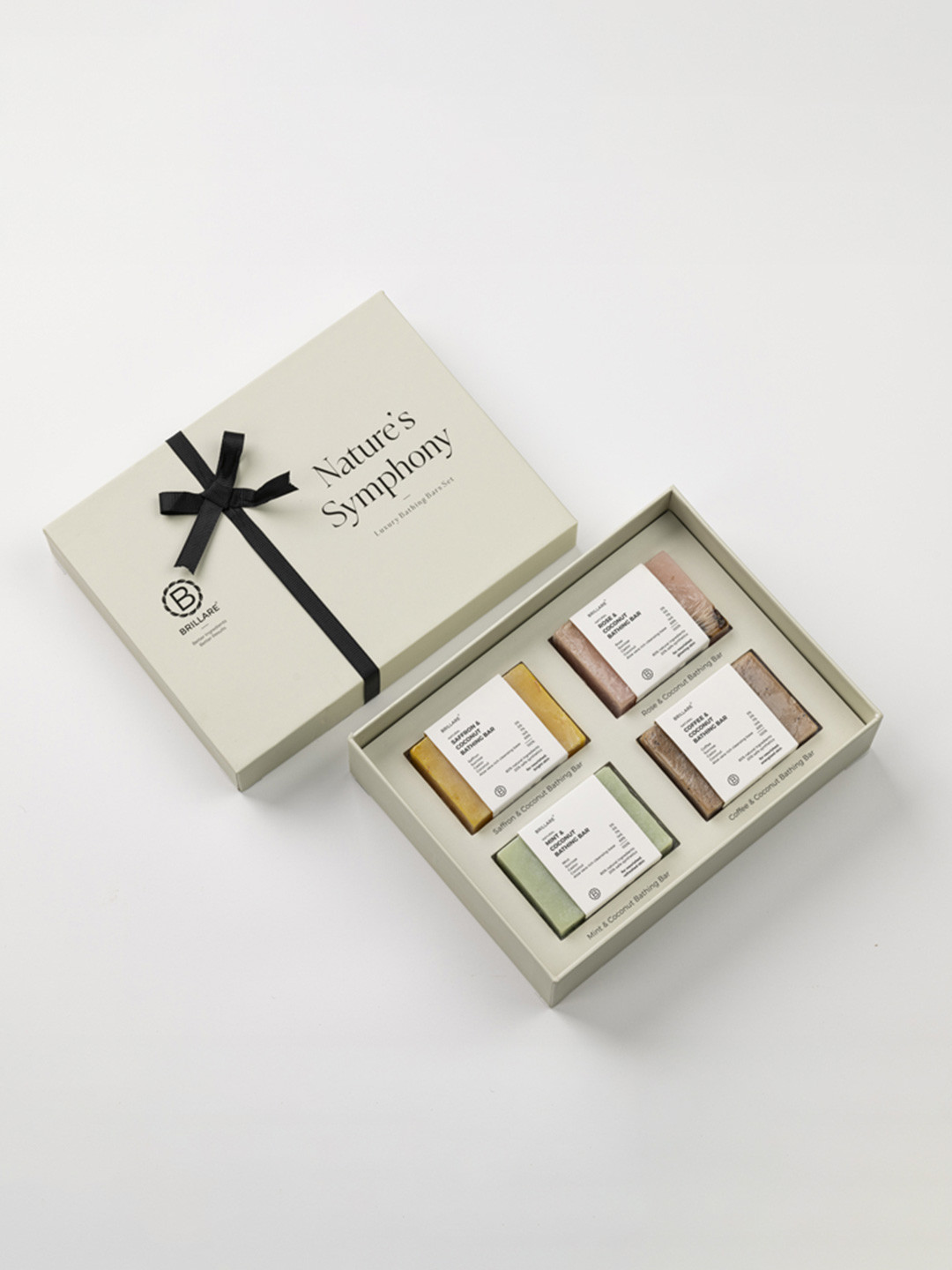 BRILLARE Set Of 4 Natures Symphony Bathing Bar Gift Box
