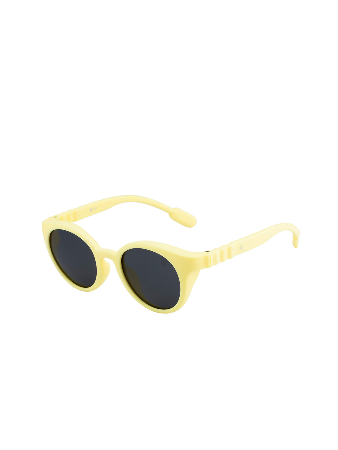 SEESAW Unisex Blue Lens Yellow TR90 Round Sunglass with 100% UV Protection - Ideal for Kids 5-8 Yrs