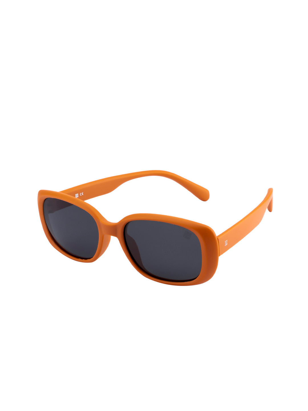 SEESAW Girls Blue Lens Orange TR90 Rectangle Sunglass with 100% UV Protection-Ideal for Kids 8-12yrs