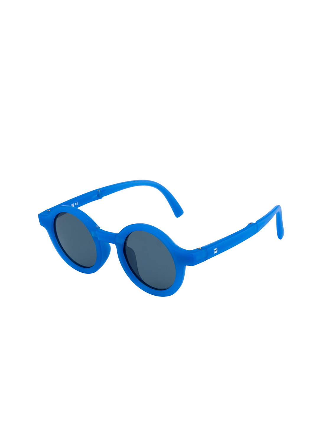 SEESAW Unisex Blue Lens Blue TR90 Round Sunglass with 100% UV Protection-Ideal for Kids 8-12 Yrs
